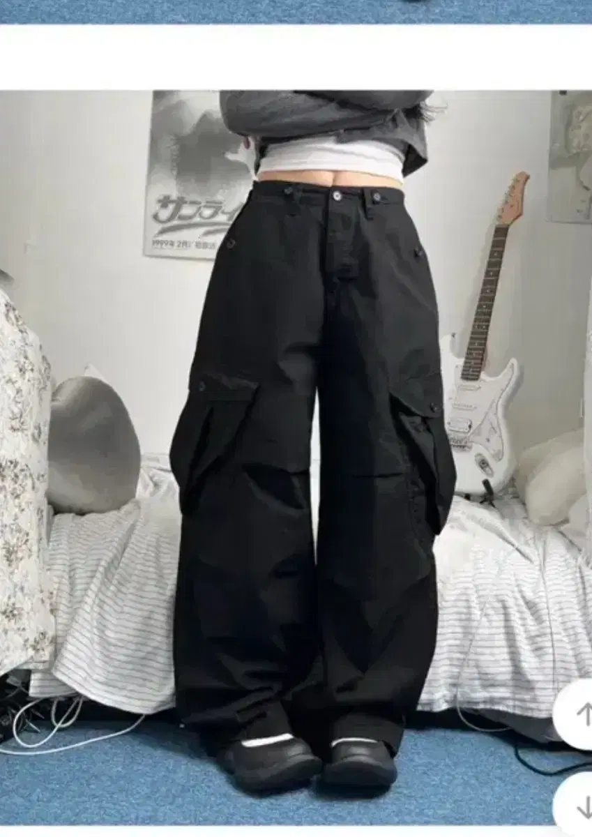 오피엠 팬츠 cargo maxi pants 에이블리